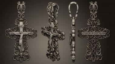 Jewelry Cross C020 3d model